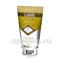 Lubrimax protect интимный гель-смазка для дополнительной защиты 75мл