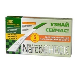 Тест-полоска narcocheck опиаты-морфин-героин