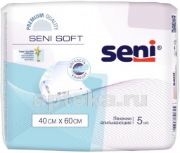 Seni soft пеленки гигиенические 40 x 60 см n5 