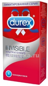 Презерватив durex invisible n6 