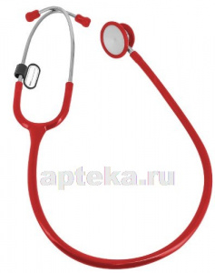 Стетоскоп медицинский 04-ам511 delux/красный 