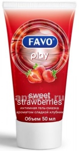Favo гель-смазка интимная сладкая клубника 50мл