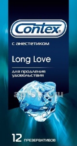 Contex презерватив long love продлевающие с анестетиком n12